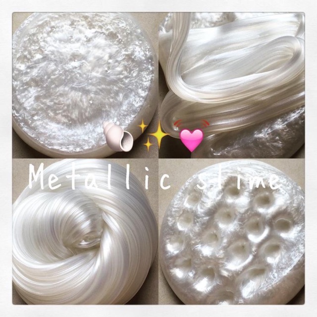 Slime metallic ngọc trai ✨
