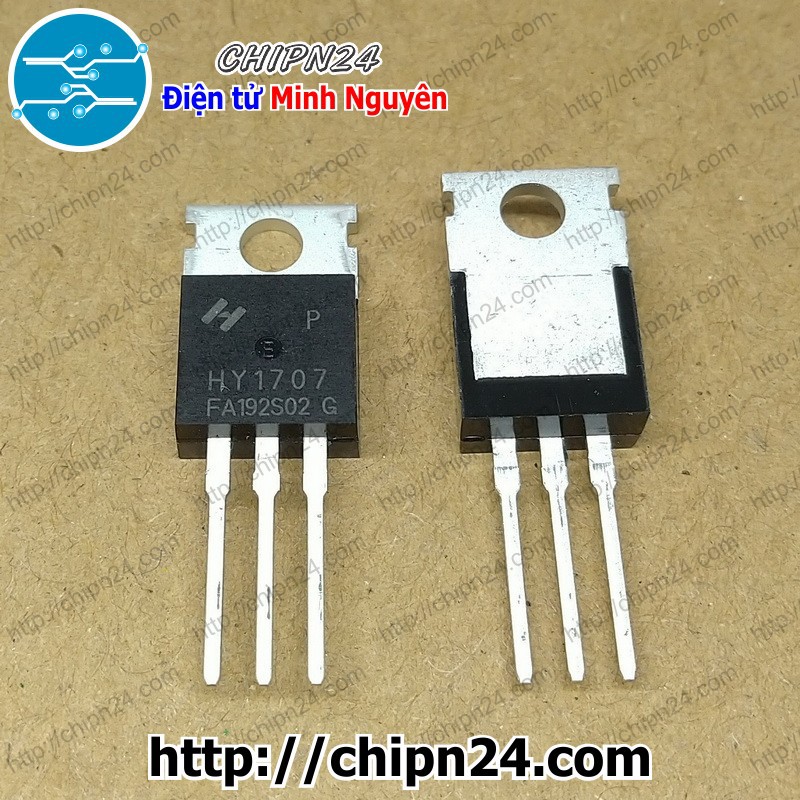 [1 CON] Mosfet HY1707 TO-220 80A 70V Kênh N (HY1707P 1707)