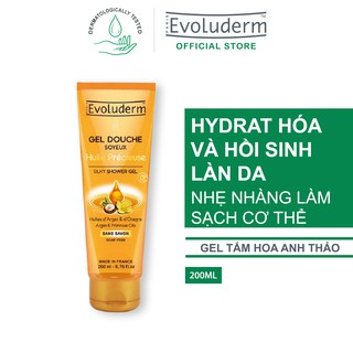 Gel tắm Evoluderm Gel Douche Soyeux Huile Précieuse 200ml