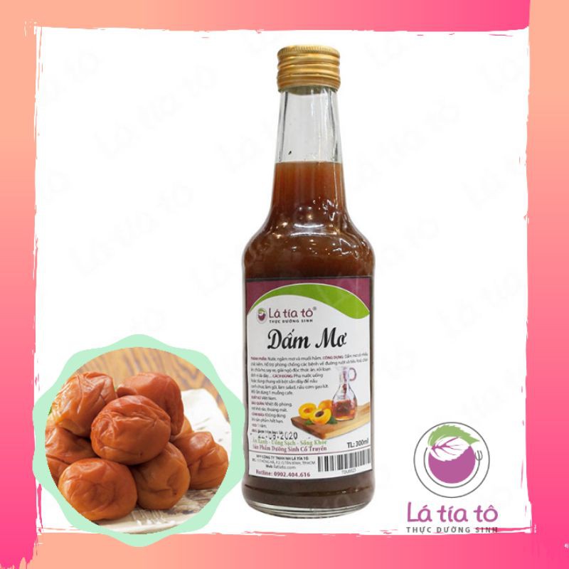 DẤM MƠ LÂU NĂM 300ml- LÁ TÍA TÔ