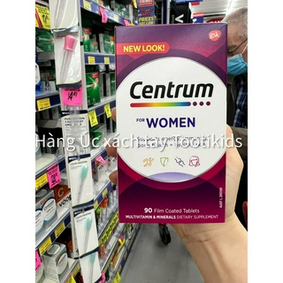 Vitamin tổng hợp cho người lớn - Centrum advance, Centrum for men/women - hàng Úc đủ bill