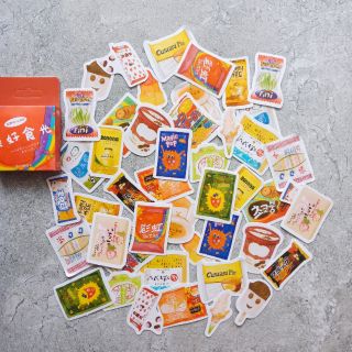 (Hình thật) Sticker hộp - Snack