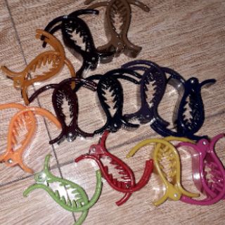 Set 6 cái cạp tóc bằng nhựa có 3 càng