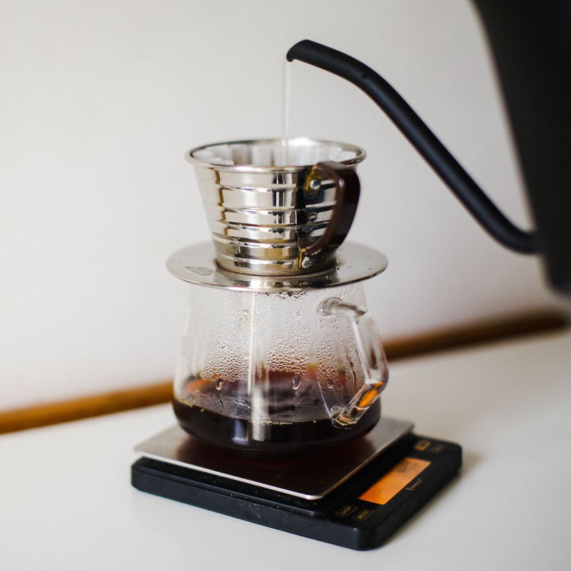 PHỄU PHA CÀ PHÊ KALITA WAVE 155 DRIPPER STAINLESS STEEL – Mada in  JAPAN