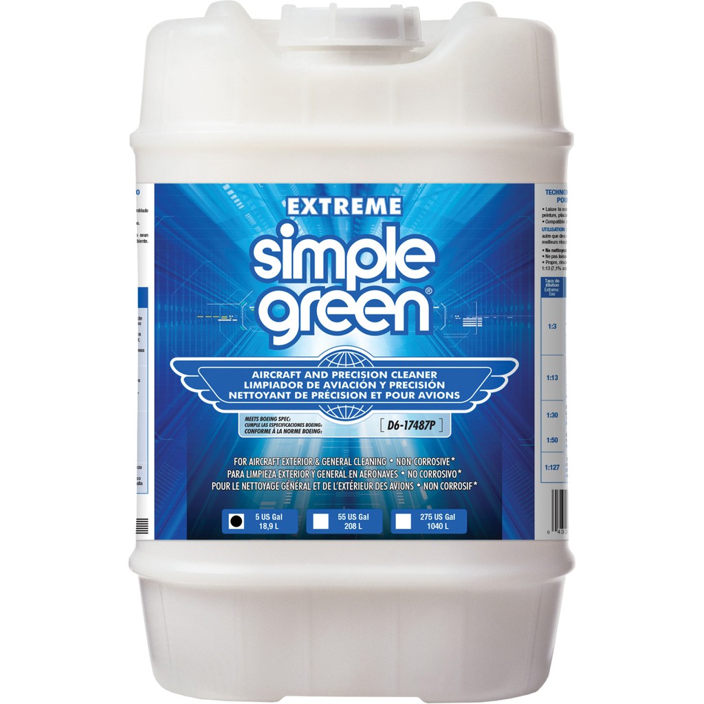 Dung Dịch Tẩy Rửa Dầu Mỡ Lốc Máy, Đầu Bò, Kim Loại Simple Green Extreme,Simplegreen ( 500ml & 1l )