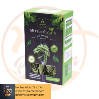 Mì rau củ sạch cải bó xôi 240g ahamisa