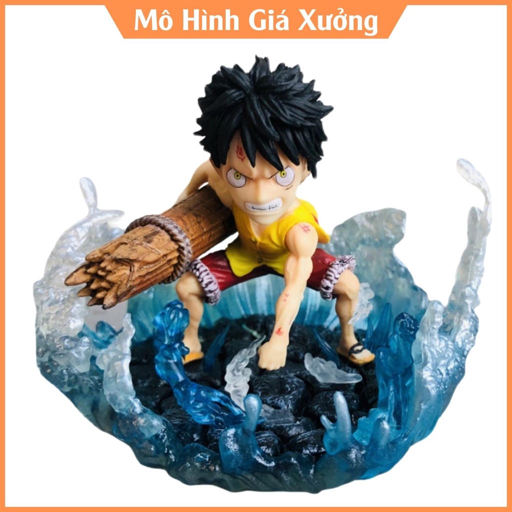 Mô hình One Piece Luffy Marine có LED siêu đẹp cao 8cm , figure mô hình one piece giá xưởng