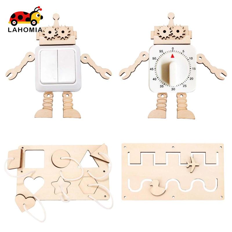 LAHOMIA Bảng đồ chơi giáo dục hỗ trợ phát triển trí tuệ cho bé DIY