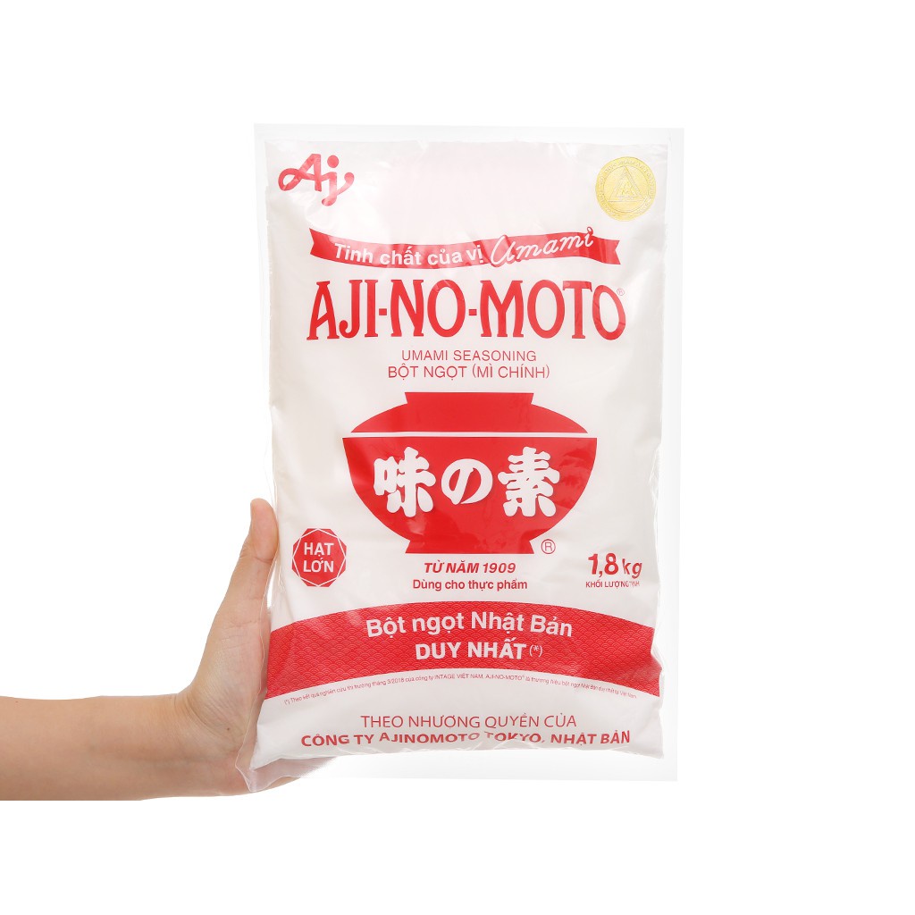 Bột Ngọt/ Mì Chính AJINOMOTO Gói 100g- 454g-1kg-1,8kg Loại Hạt Lớn