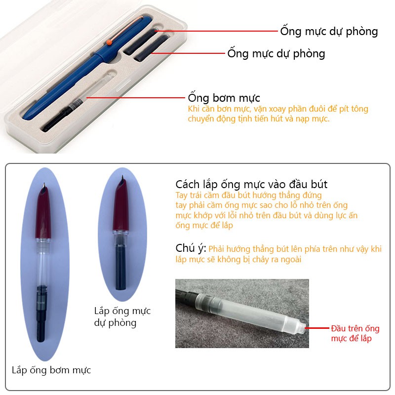 Bút máy Kaco Retro