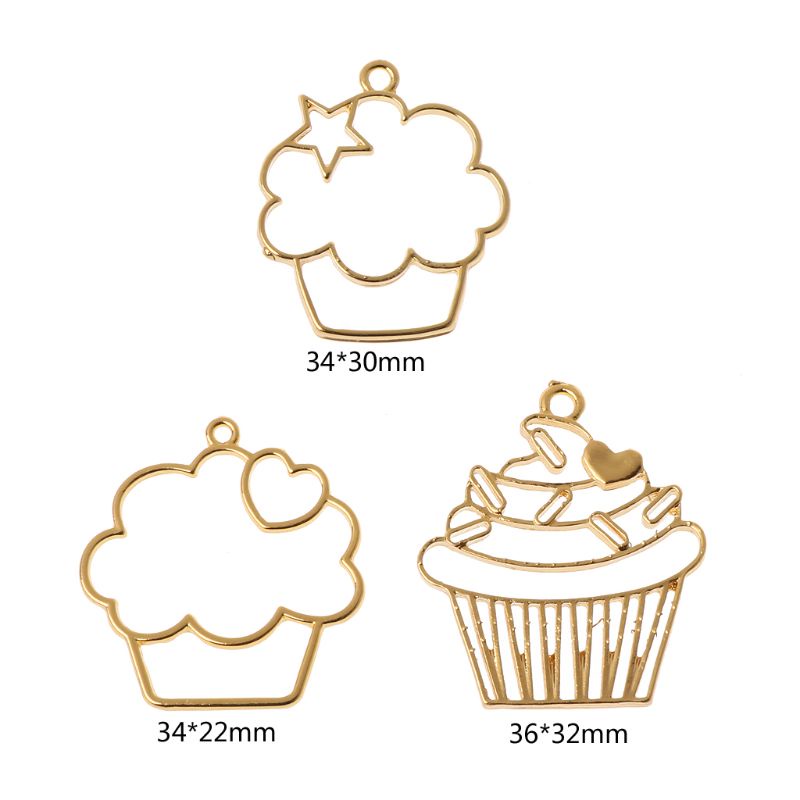Bộ 3 Khuôn Silicone Làm Bánh Cupcake Hình Dạng Ngộ Nghĩnh