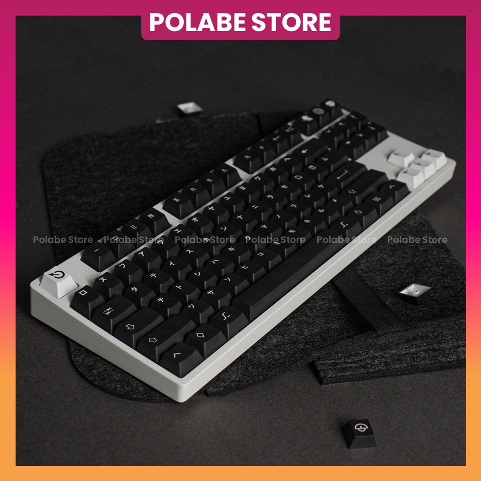 Keycap Katana WoB Cherry Profile PBT Dyesub Keycap bàn phím cơ cân nhiều layout - Polabe Store