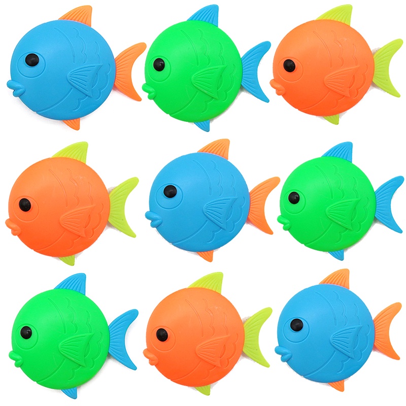 【Aorain.vn】3pcs Diving Fish Toys Beach Water Diving Kids Swimming Pool Diving Fish Toy