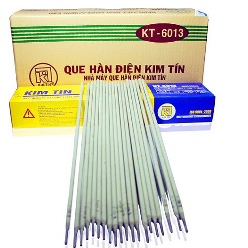 [Hộp 5kg] Que hàn sắt KIM TÍN - KT6013
