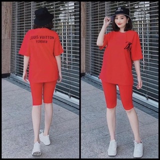 Đồ Bộ cotton mặc ở nhà quần lửng