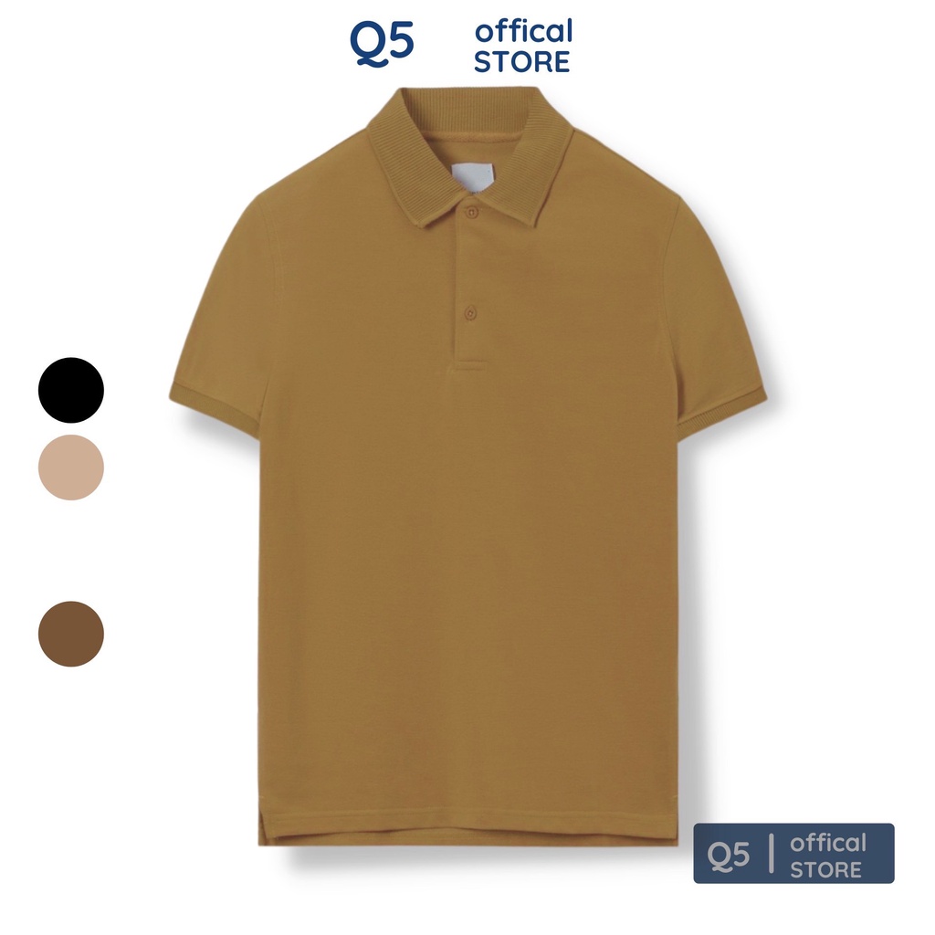 Áo thun POLO nam cổ bẻ BASIC vải cá sấu Cotton trẻ trung