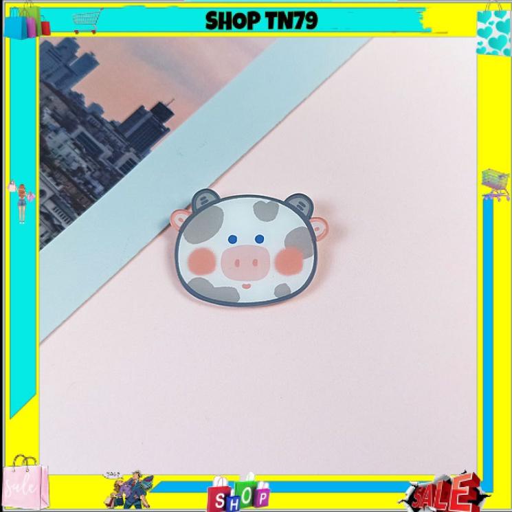 Pin cài balo sticker phụ kiện cài trang trí túi xách balo đáng yêu ngẫu nhiên SHOP-79