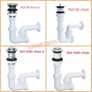 Xi phông bộ xả chậu lavabo Hùng Anh - Bộ xả Lavabo