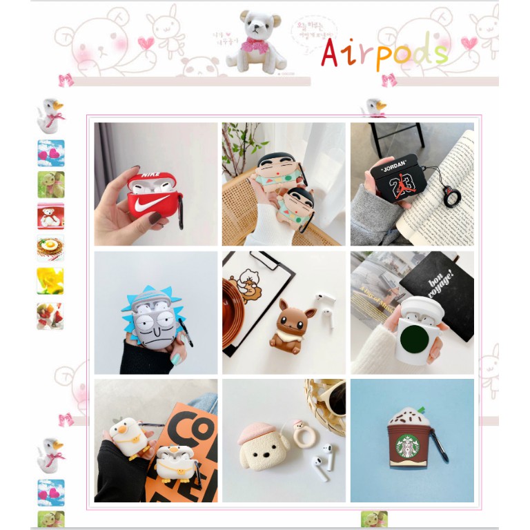 Vỏ ốp case airpod airpods bảo vệ bao đựng tai nghe không dây bluetooth 1/2/Pro/i12/i9/i7/tws-Dinuo