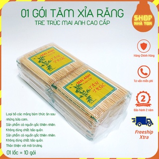 Tăm xỉa răng tre trúc mai anh cao cấp