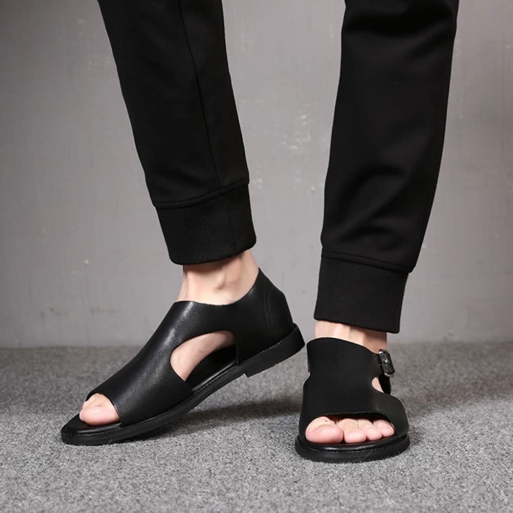 Dép Sandal Nam Quai Hậu Có Khuy Cài Thời Trang Đế Cao Su Đúc- Xăng Đan Chính Hãng Đức Linh GDA024 !