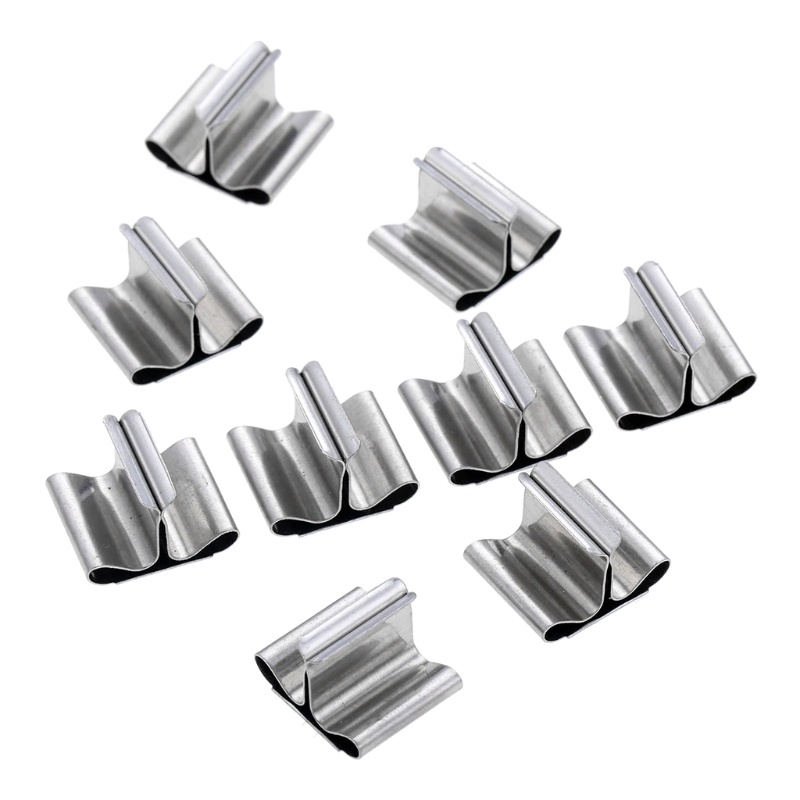 Bộ 50 Đế Kẹp Cố Định Dây Bấc Đèn Cầy Bằng Sắt Tiện Dụng DIY