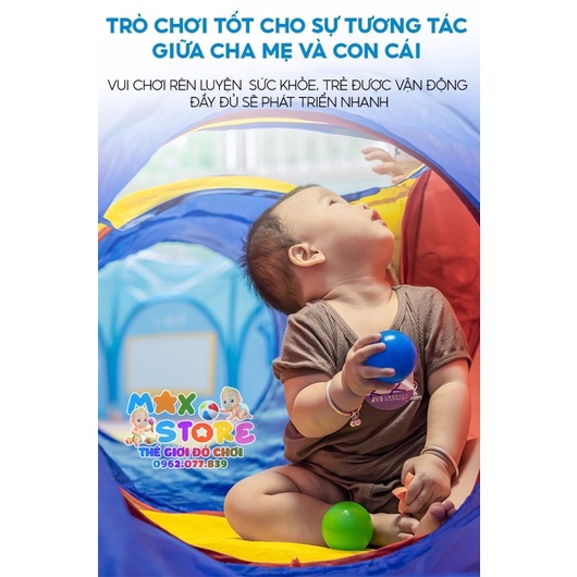 Ống chui vận đông 2 đầu cho bé