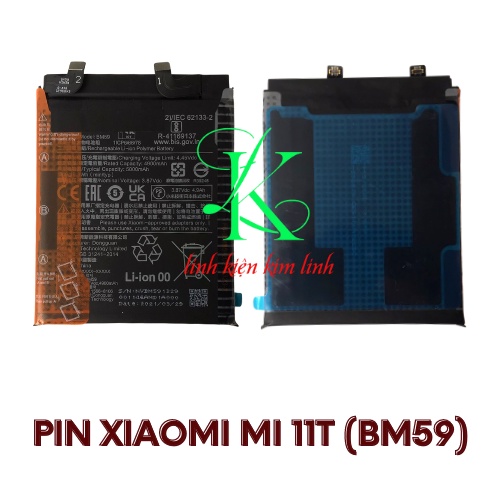 Pin xiaomi mi 11t