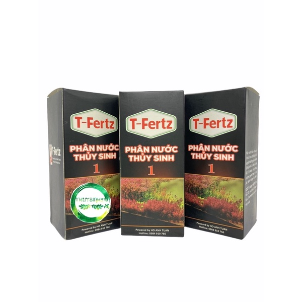 Phân nước thủy sinh T Fertz Red - T Fertz Green cung cấp dinh dưỡng đa vi lượng cho cây thủy sinh