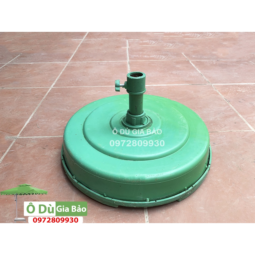 Chân đế nhựa 18kg(có bê tông) ô chính tâm tròn,chính tâm vuông,mái chéo