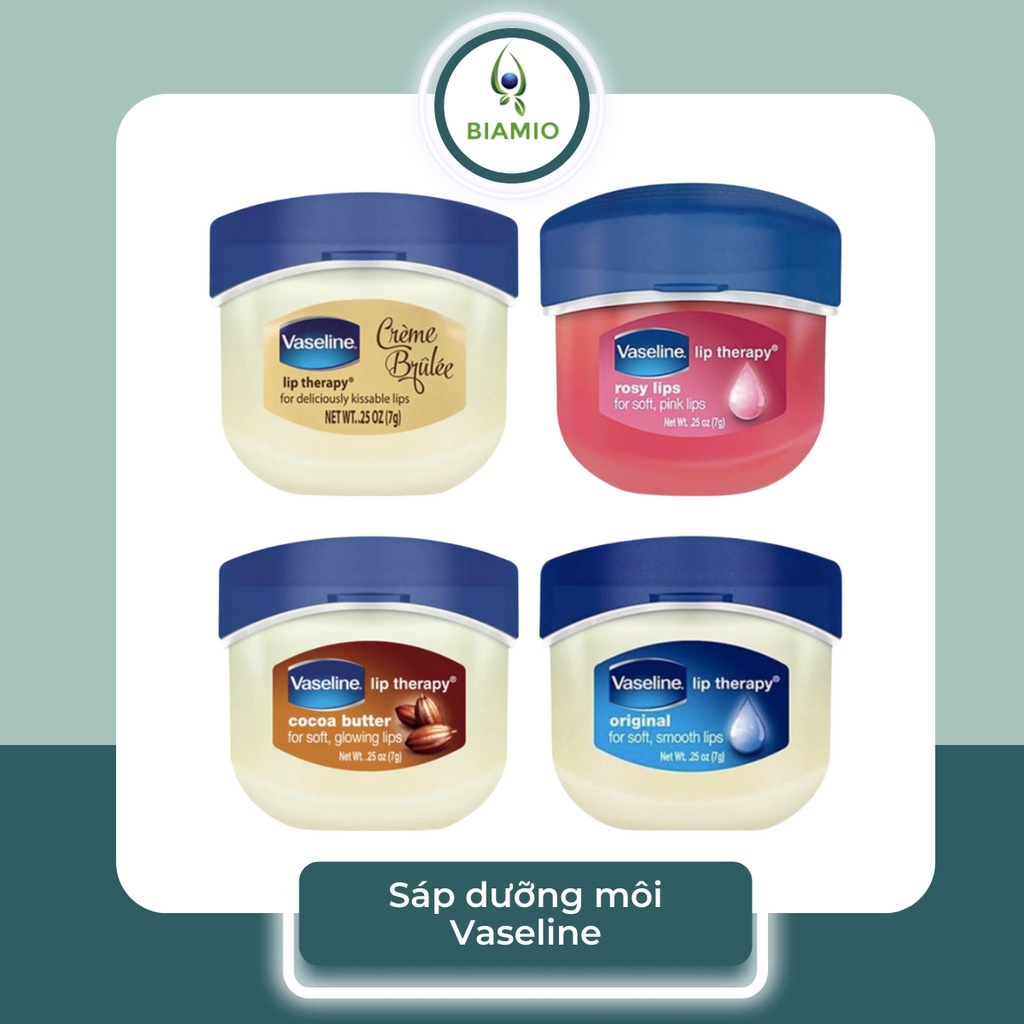 Vaseline dưỡng môi dạng sáp dưỡng ẩm da môi đa năng Mỹ 7 S1