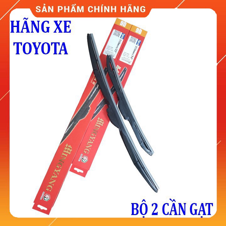 Gạt mưa ô tô đa năng Nano cao cấp dành cho xe Toyota (Bộ 2 thanh): Camry-Altis-Yaris-Fortuner-Vios-Hilux-Innova,... SM