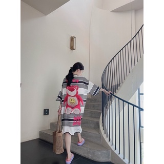 VÁY NGỦ LỤA LƯỢN SÓNG - GẤU DÂU
