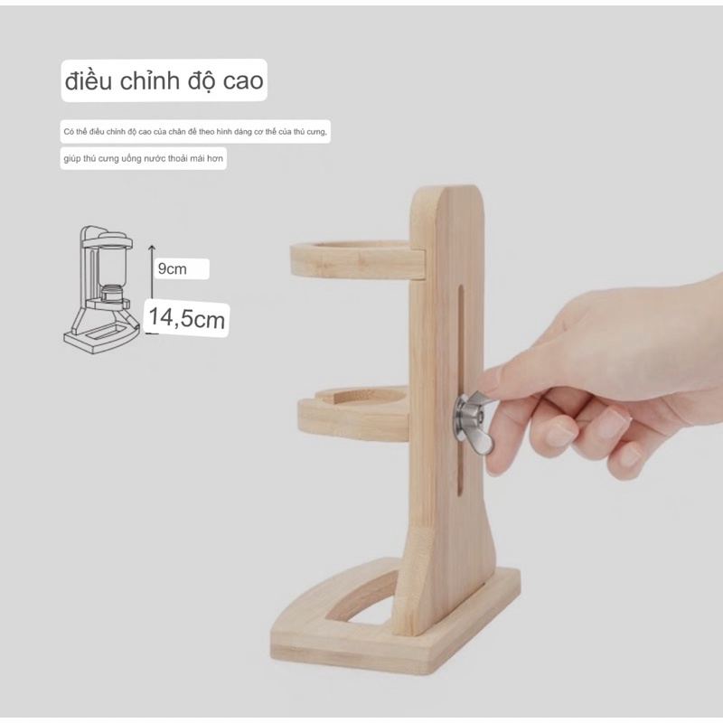 NITEANGEL Đế Bình Nước Điều Chỉnh Độ Cao Dành Cho Hamster