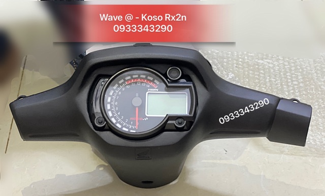 ♨️ SALE - HOT ♨️ Trọn Bộ Bợ Cổ Wave @ - Wave Thái - Wave ZX - Wave 110 Chế Đồng Hồ Koso Rx2n