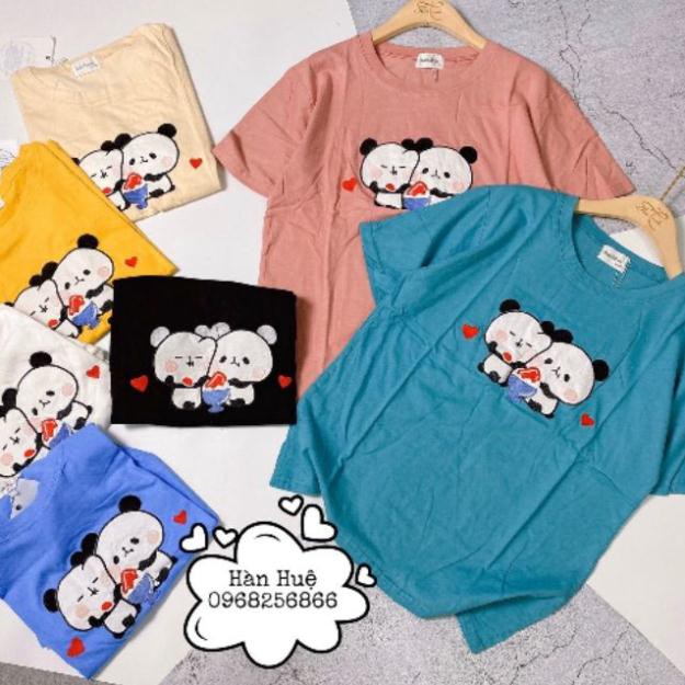 Áo Thun Nữ ❤️ HÓT NHẤT ❤️ Áo Phông Nữ Kiki Và Miumiu Siêu Dễ Thương