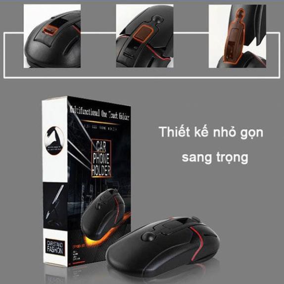 Giá đỡ điện thoại hình chuột máy tính đa năng cho làm việc và trên xe ô tô