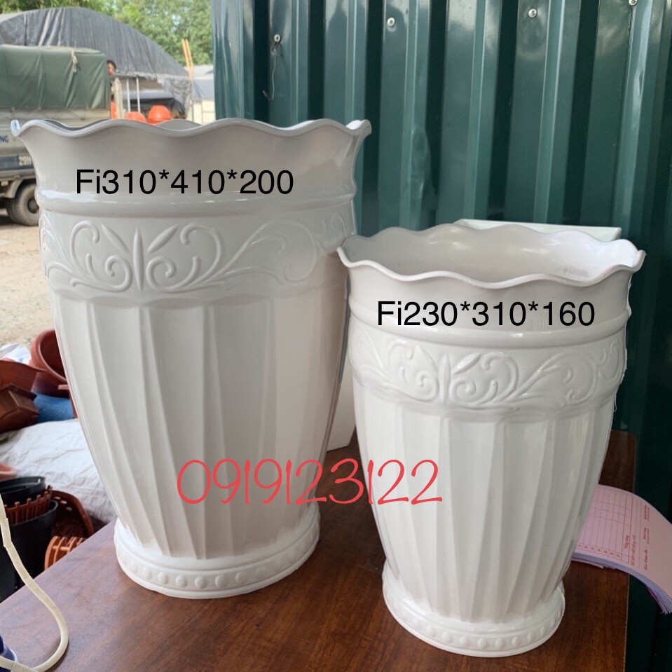 Chậu nhựa trồng cây Trái Bom cỡ lớn fi310*410*200