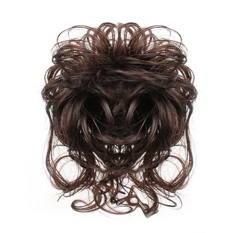Búi Tóc Giả Búi Tóc Xoăn Lơi Phong Cách Hàn Quốc