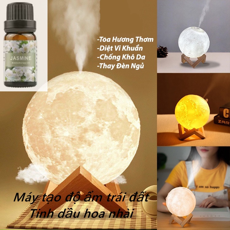Máy Xông Tinh Máy Phun Sương  dầu trụ tròn tạo Ẩm Chống Khô Da