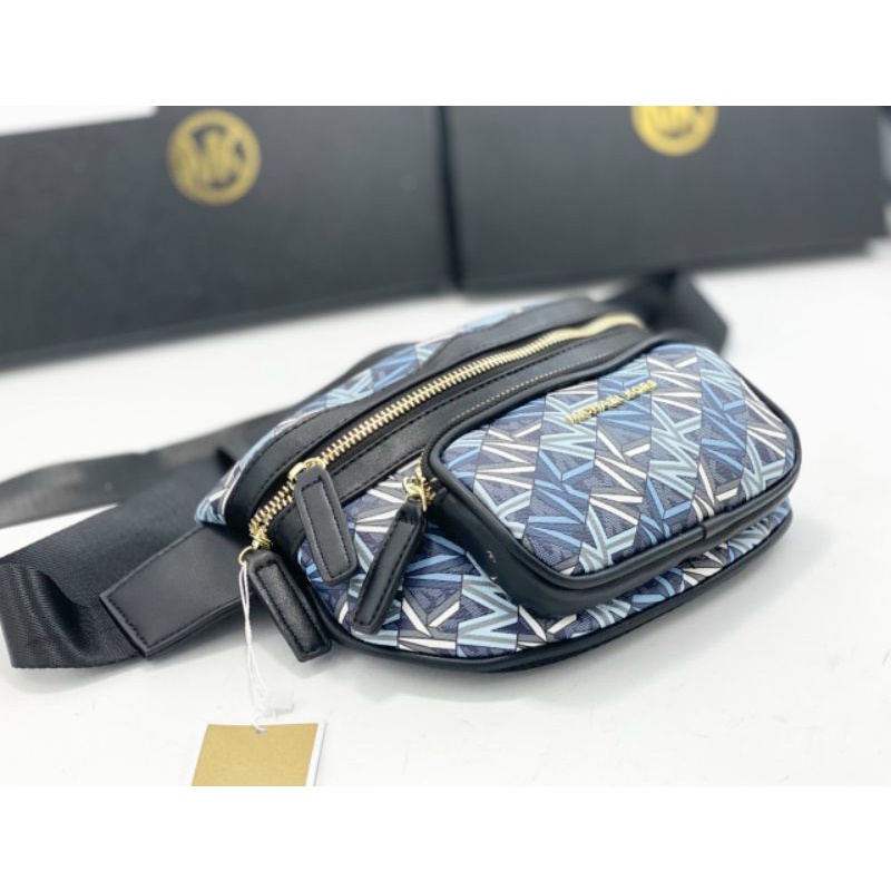 Túi Bao Tử, Túi Đeo Chéo M..K Logo Chữ Size 23cm, Hàng Chuẩn Loại Đẹp