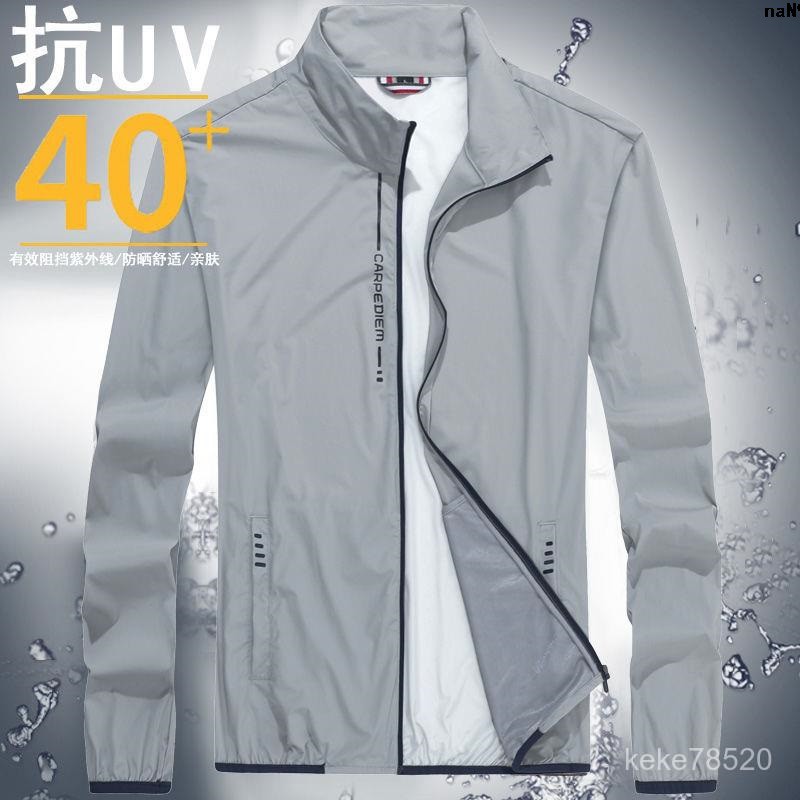 Áo Khoác Thể Thao Vải Lụa Lạnh Siêu Mỏng Thoáng Khí Chống Tia Uv Cho Nam | BigBuy360 - bigbuy360.vn