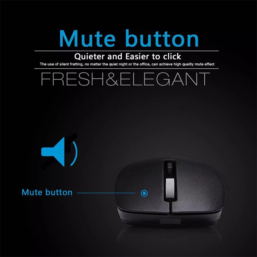 Chuột không dây HP S1000 PLUS 2.4G 1600 DPI USB 3.0 có thể điều chỉnh