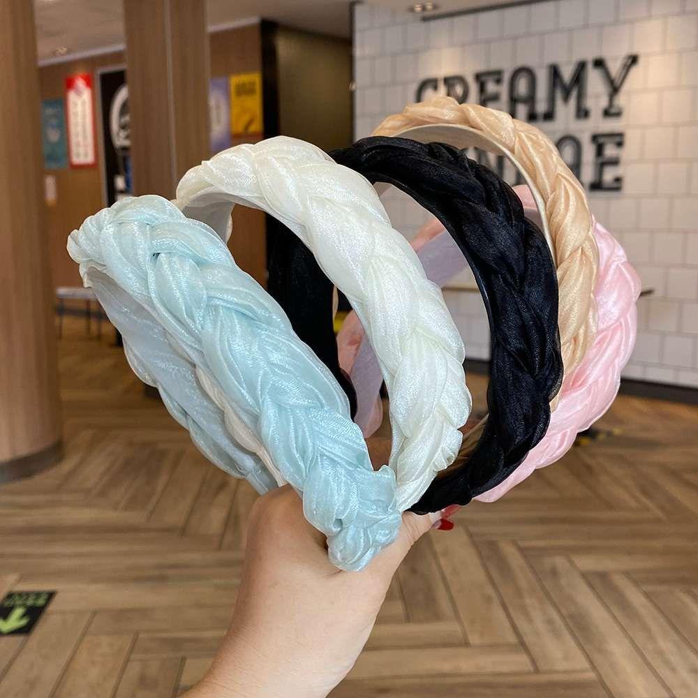 DANILO Băng Đô Vải Organza Lưới Xoắn Dễ Thương Ngọt Ngào Sang Trọng Dành Cho Bạn Nữ