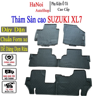 [HÀNG CAO CẤP] Thảm Lót Sàn Cao Su Xe Suzuki XL7, XL-7 2019 2020 2021 2022 Màu đen Hàng Cao Su Đúc Ko Mùi