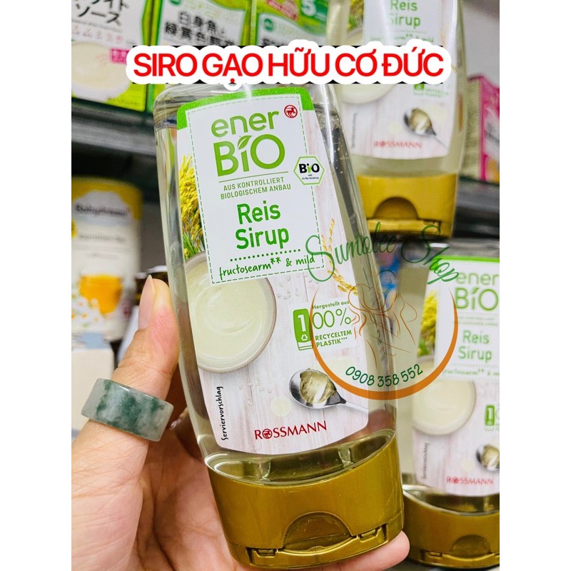 Siro Gạo Hữu cơ Ener Bio Đức 200ml cho bé - DATE 5.2024