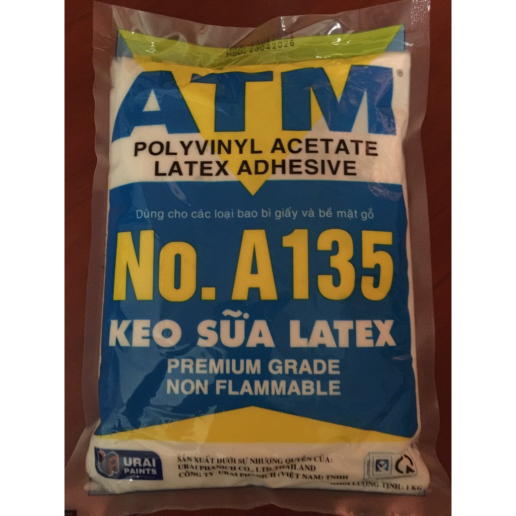 1 Kg Keo Sữa ATM- Dán Thùng Carton, Gỗ, Ván Ép, Các Sản Phẩm Thủ Công Mỹ Nghệ