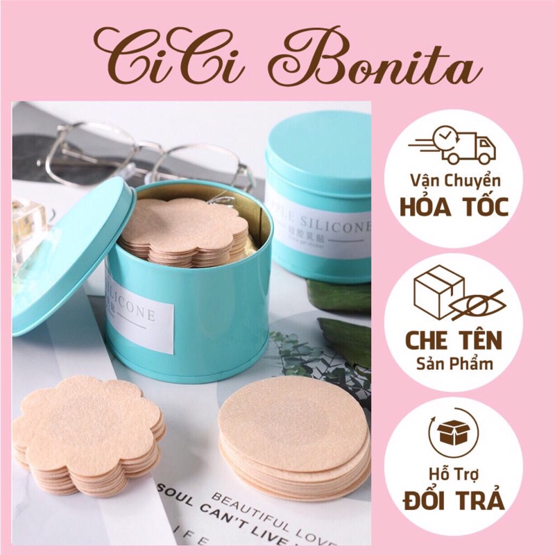 Set 10 miếng dán ngực giấy/ dán ti tiện lợi thoải mái khi gặp nước CPK46 CICI BONITA HCM