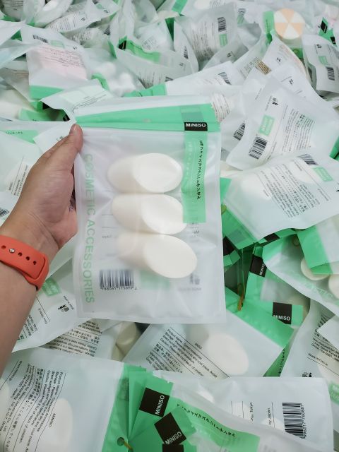 Bông mút trang điểm Miniso | BigBuy360 - bigbuy360.vn