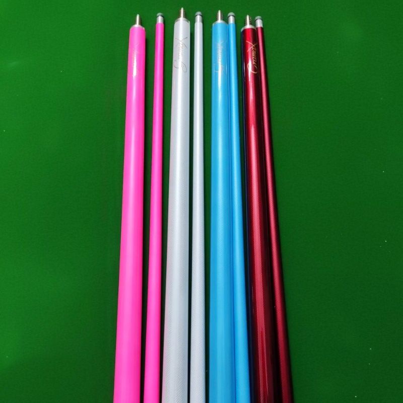 Cơ cacbon bida, cơ bi a cacbon cao cấp sợi cacbon đầu 9-13mm Snooker và bida lỗ